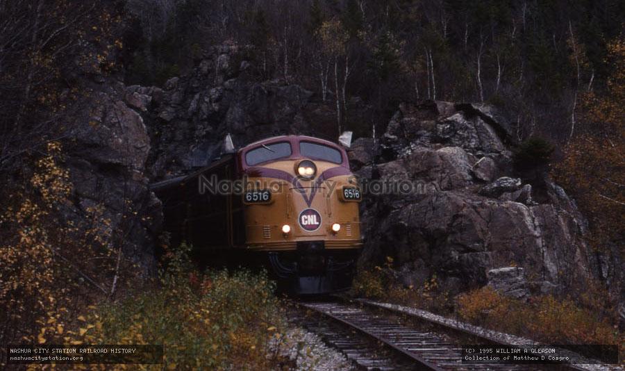Slide: Conway Scenic Railroad #6516 at Crawford Notch